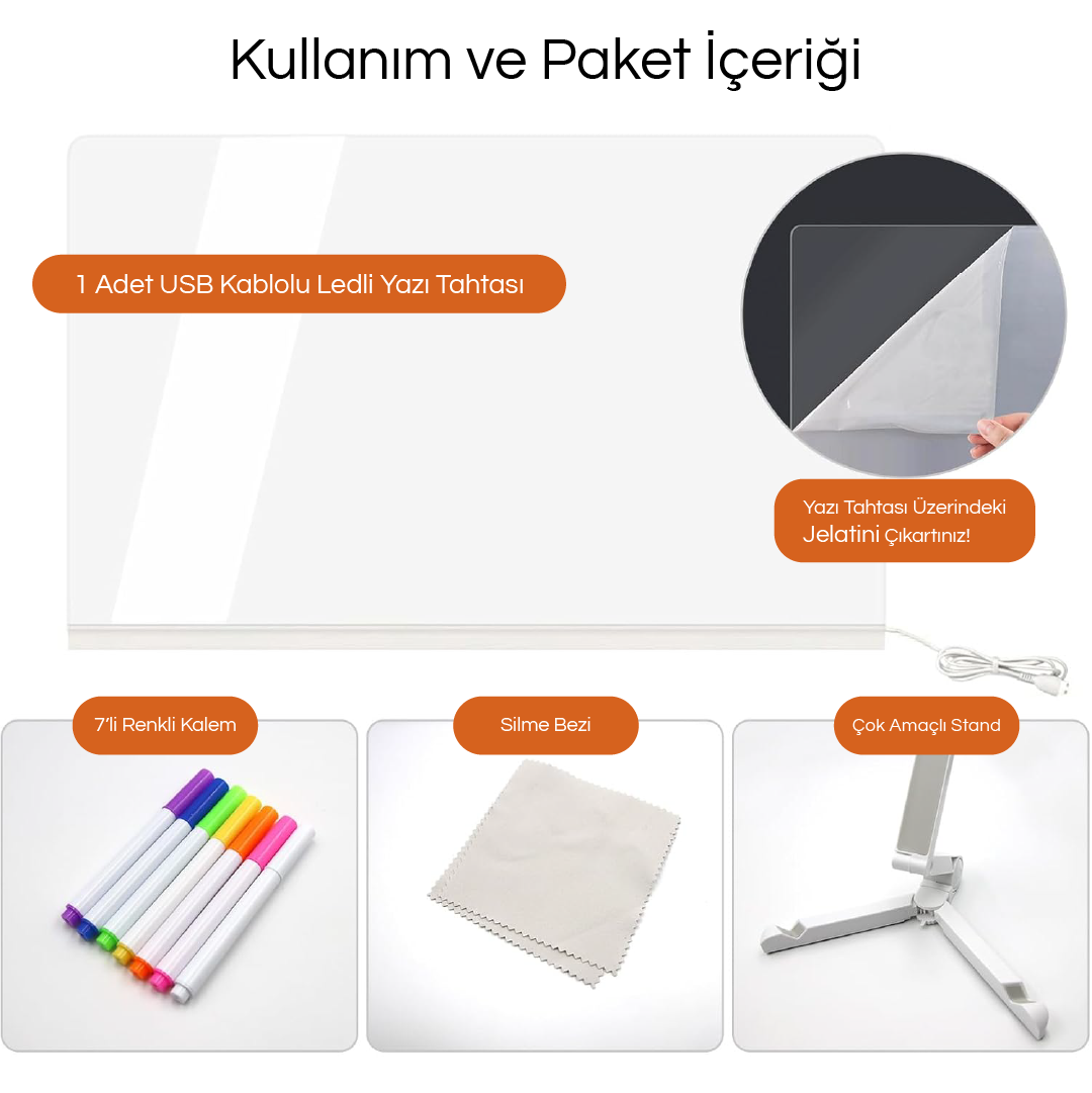 KidoNote™ Işıltı Yazı Tahtası